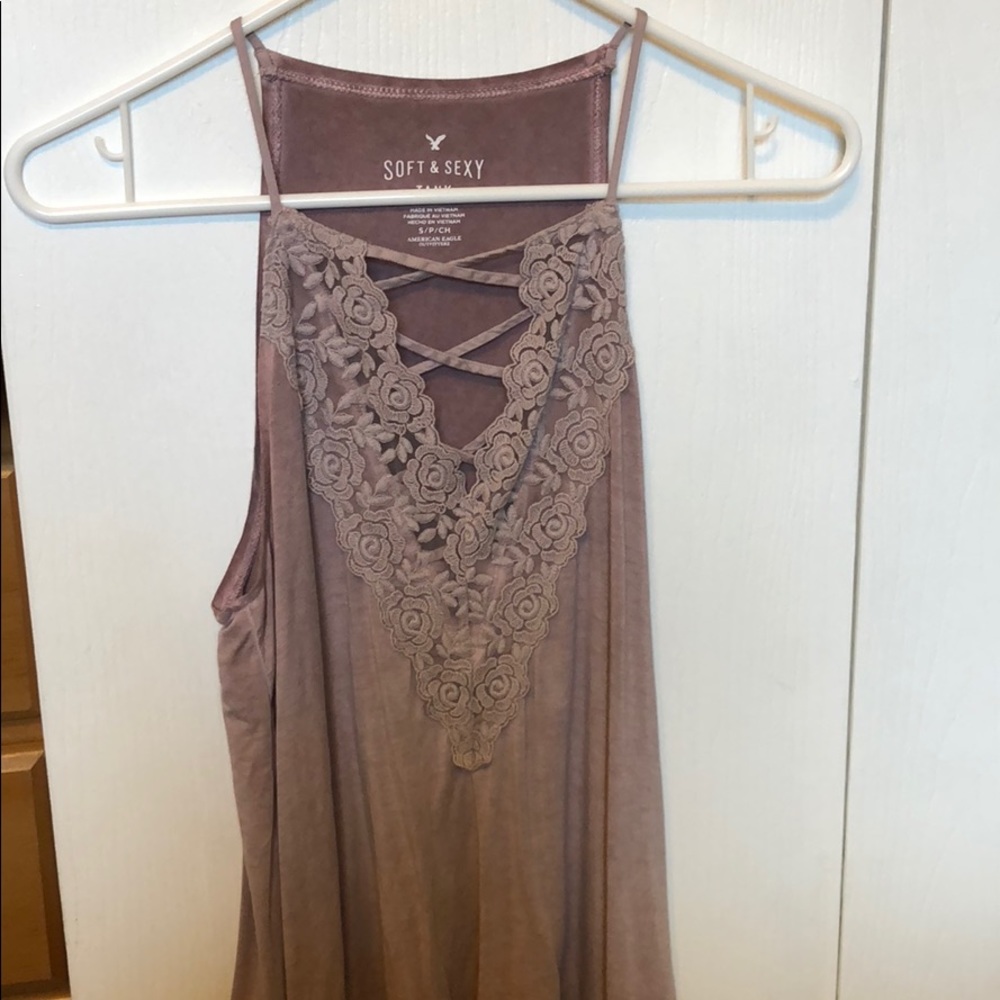 Cute American eagle tank